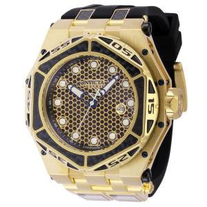 Relgio masculino Reserve Carbon Hawk Automtico - 54,5 mm. Ouro. Preto ZG-38909