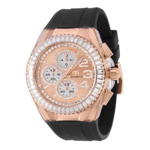 Relgio masculino TechnoMarine Cruise Glitz - 45 mm. Preto ZG-TM-121019