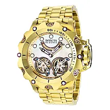 Relógio Masculino Invicta Reserve Venom Automático com Mostrador Madrepérola, Ouro 36019