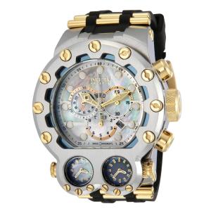 Reserve Bolt Zeus Magnum Swiss Ronda 5050.E Calibre Relgio Masculino com Mostrador em Madreprola - 52mm. Ouro. Preto