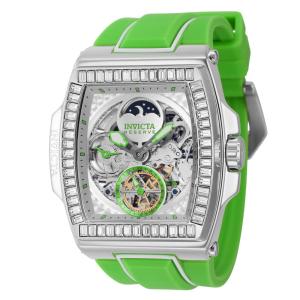 Relgio masculino Reserve S1 Rally Diablo Automtico - 51,3 mm. Branco. Verde 43419