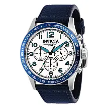 Relgio masculino vintage - 44 mm. Azul 40519