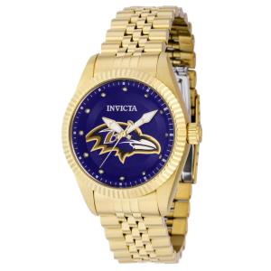 Relgio feminino NFL Baltimore Ravens - 36 mm. Ouro 42519