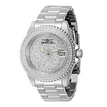 Pro 3,58 Carat Diamond Automático Relógio Masculino - 40mm. Aço 45619