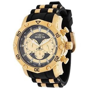 Relgio masculino profissional - 50 mm. Ouro. Preto ZG-37719