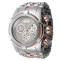 Relógio Masculino Reserve Bolt Zeus 1,02 ct Diamante Suíço Ronda Z60 Mostrador Madrepérola