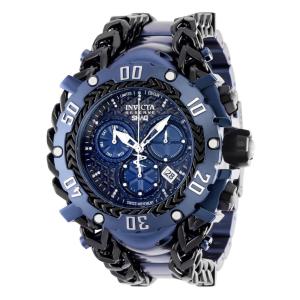 Relgio masculino reserva SHAQ 0,12 quilates diamante suo Ronda Z60 calibre - 55,25 mm. Preto. Azul Escuro 36919