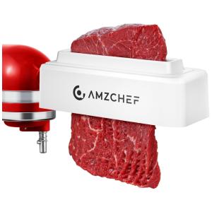 Centrífuga de Frutas com 2 Modos de Velocidades e Função Reversa, Aço Inoxidável, 110V 150W, AMZCHEF, Preta