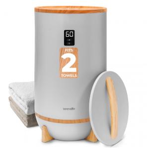 Aquecedor de Toalha Elétrico para Até 2 Toalhas ou Roupões, com Desligamento Automático e Temporizador Embutido, 500W 110V