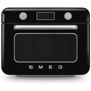 Forno Combinado de Bancada Retrô Smeg Preto 30 L Ar Forçado Vapor e Air Fry 1800W 110V