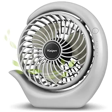 Ventilador de Mesa Portátil com
