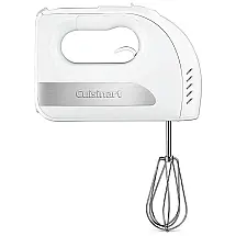 Batedeira de Mão com 6 Velocidades e Acessórios de Aço Inox, 250W, Branca, 110v, CUISINART HM 6P1, Branco
