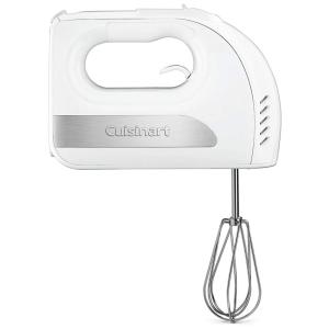 Batedeira de Mão com 6 Velocidades e Acessórios de Aço Inox, 250W, Branca, 110v, CUISINART HM 6P1, Branco