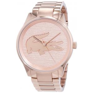 Relógio Masculino de Quartzo, com Pulseira de Aço Inoxidável, LACOSTE 2001015, Rosa