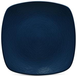 Prato para Todas as Ocasiões de 29 cm, Estilo Moderno com Formato Quadrado e Material de Porcelana, Noritake, Azul