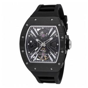 Relógio Masculino Automático Invicta S1 Rally Vortex com Mostrador Esqueleto 41mm, Preto 49029