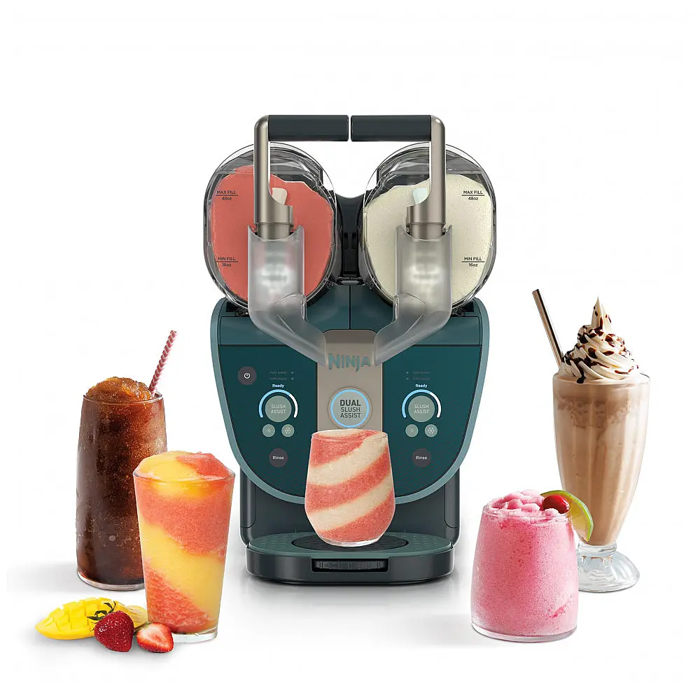 Máquina de Slush Ninja SLUSHi Twist FS701GN Bebidas Congeladas Frozen Drink Maker