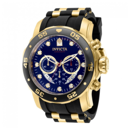 Relógio Masculino Pro SCUBA - 48mm. Dourado. Preto 37229