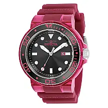 Relógio Masculino Invicta Pro Diver, Borgonha, Transparente 32329