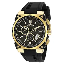Relógio Masculino S1 Rally, Invicta 27329, Preto e Dourado