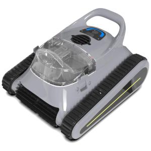 Robô Aspirador de Piscina Sem Fio Com Lembrete de Voz Inteligente e Autonomia da Bateria de 2H para Piscinas até 200m2, 110V, Seauto, Cinza