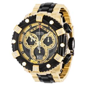 Relógio Masculino Reserve Huracan, Invicta 36629, Preto e Dourado