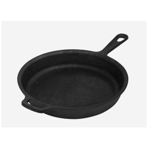 THERMALLOY Frigideira de Ferro Fundido Pre Preparada, BROWNE FOODSERVICE 573732, Preto