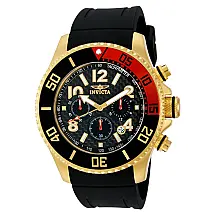 Relógio Masculino Pro Diver, Invicta 13729, Preto e Dourado