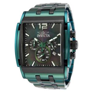 Relógio Masculino Speedway com Mostrador Madrepérola, Invicta 34829, Preto e Verde