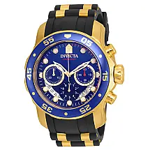 Relgio masculino Pro SCUBA - 48 mm. Ouro. Preto ZG-21929