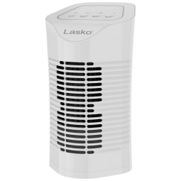 Purificador de Ar de Mesa para Espaços até 5m2 com Filtragem de 3 Estágios Remove Fumaça, Odores de Animais, Poeira e Esporos de Mofo