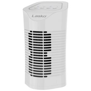 Purificador de Ar de Mesa para Espaços até 5m2 com Filtragem de 3 Estágios Remove Fumaça, Odores de Animais, Poeira e Esporos de Mofo