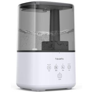 Umidificador Ultrassônico de Névoa Fria 45H de Ação, 4,5 Litros, Cobertura 35m2, 110V, Fabuletta, Preto