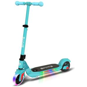 Patinete Elétrico para Crianças de 6 a 12 anos com 3 Alturas Ajustáveis, Peso Max 70kg, SIMATE, Azul