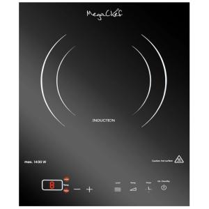 Cooktop de Indução Portátil com Painel de Controle Digital, Queimador, 1400W, 110v, MEGACHEF 930110967M, Preto