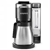 Cafeteira Elétrica Programável K Reservatório 1.7L com Painel de Controle, 1500W, 110v, KEURIG K Duo Plus, Prateado