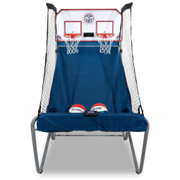 Basquete Eletrônico Pop-A-Shot Home Dual Shot, Basquete de Arcade em Casa, Pontuação com Sensor Infravermelho, 16 Modos, 7 Bolas.