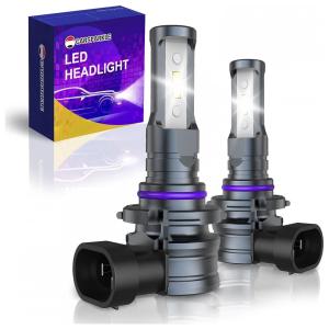 Kit Xenon Lâmpadas LED Branca 10000 Lumens 6500K, H11, H8, H9, 2 Peças, CARSPARKLE, Preto