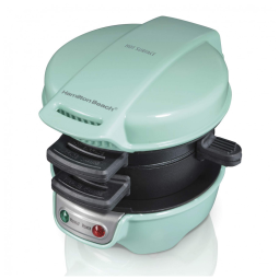 Hamilton Beach Sanduicheira Café da Manhã Menta 110V Anel Cozedor Ovos Removível