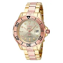 Relógio Masculino Pro Diver Automático, Invicta ZG 16039, Dourado e Ouro Rosa