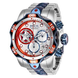 Relgio masculino Marvel Captain America Swiss Ronda Z60 calibre - 52,5 mm. Ao. Azul Escuro 27039
