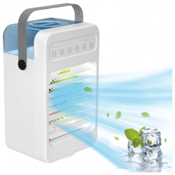 Climatizador Portátil 600mL com 4 Velocidades e USB, 110v, ANYANDO F2, Branco