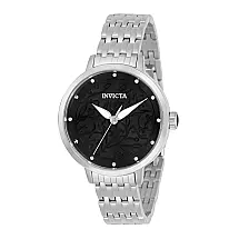 Relógio Feminino de Quartzo Wildflower, Invicta 31939, Prata e Preto