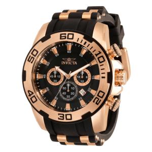 Relógio Masculino Pro Diver, Invicta 33939, Preto e Ouro Rosa