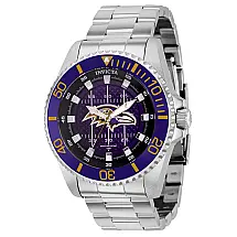 Relgio Masculino NFL Baltimore Ravens - 47mm em Ao ZG-36939 da Invicta.