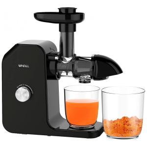 Espremedor de Frutas com Função Reversa, Motor Silencioso e Fácil de Limpar, Whall ZM1512, Preto