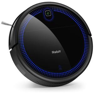 Aspirador de Pó Robô com Auto Carregamento e Sucção Forte 2000PA, 110v, ROBIT V7S Pro, Preto