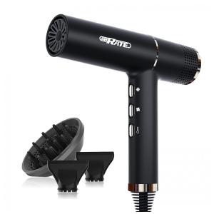 Secador de Cabelo Profissional com 3 Velocidades e 3 Temperaturas, 2000W, 110v, SHRATE 2001, Preto