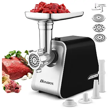 Moedor de Carne Elétrico, 2000W,
