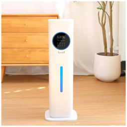 Umidificador Silencioso de Névoa Quente e Fria 7,9 Litros, Cobre 46 m2, 110V, LACIDOLL, Branco